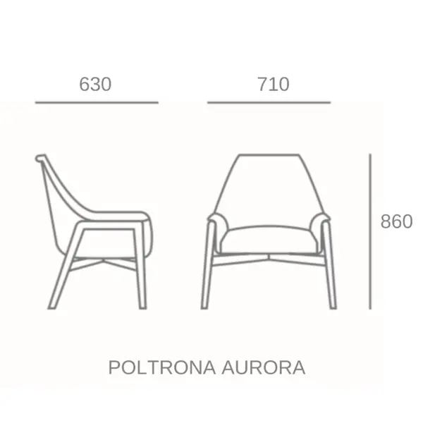 Poltrona Florença (Amêndoa 543) - Image 4