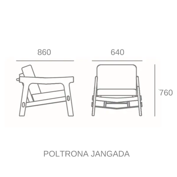 Poltrona Torii Marfim (Amêndoa F532/C532) - Image 6
