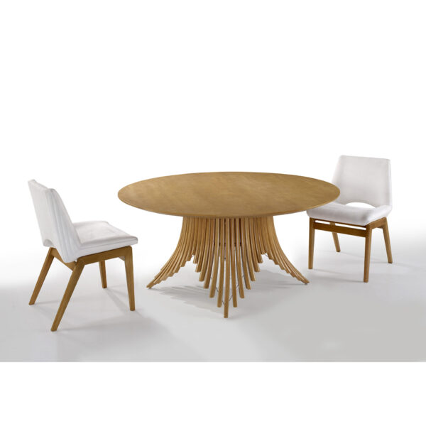 Mesa Rubi Redonda (Amêndoa/Laminado) - Image 3
