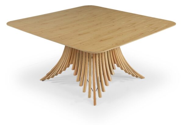 Mesa Rubi Quadrada (Amêndoa/Laminado/Canto Garrafa) - Image 2
