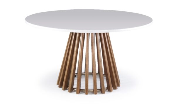 Mesa Olívia Tampo de Vidro (Amêndoa) - Image 4
