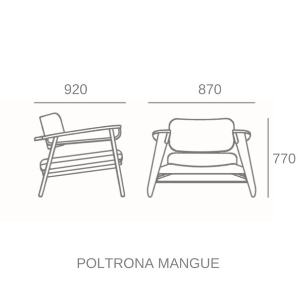 Poltrona Maragogi Oliva (Canela 520) - Image 5